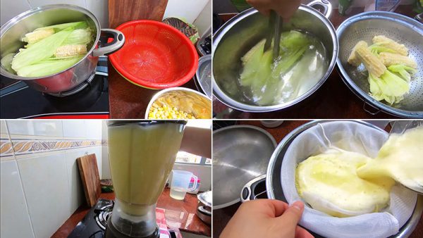 Cách làm món sữa bắp nước cốt dừa